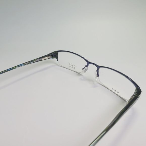 O&X New York OT-211U eyeglasses green blue full frame eyewear  52-19 135 C7 - Picture 8 of 13